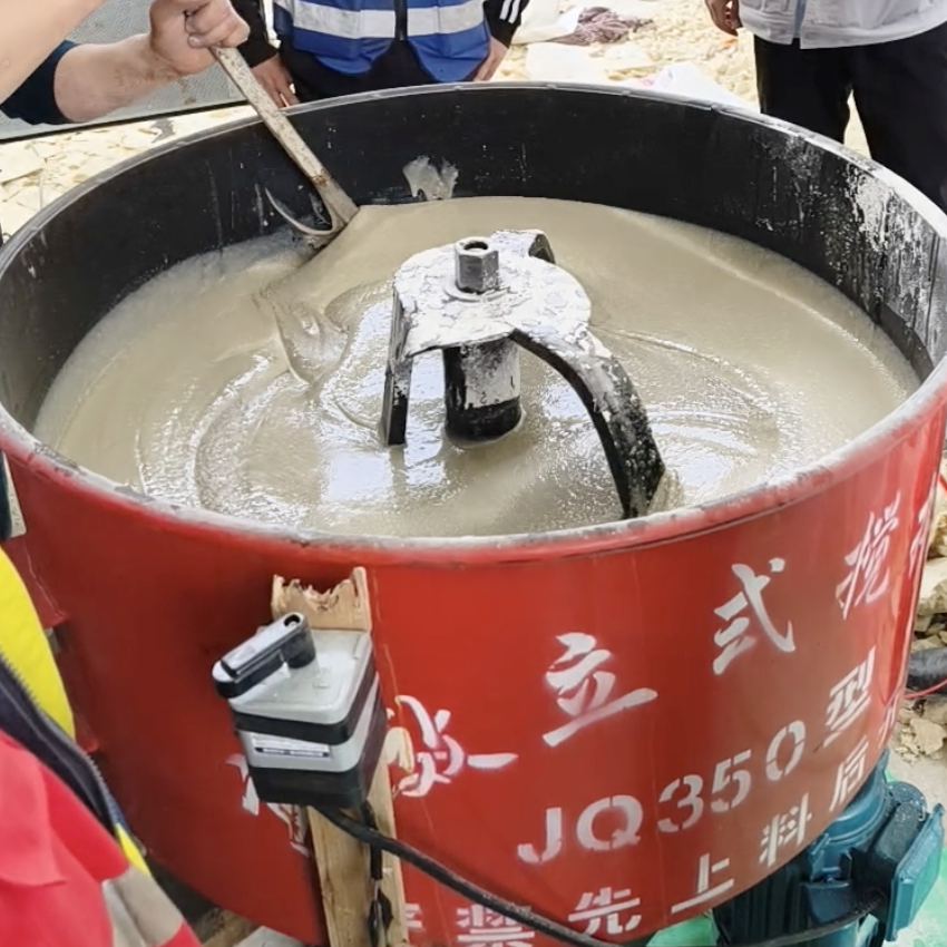 新邵汽轮机余热压缩机导热油设备底座耐高温环氧树脂灌浆料